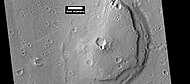Layered mesa, as seen by HiRISE under HiWish program