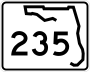 State Road 235 marker