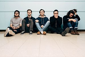 Grayscale in 2017. From left to right: Dallas Molster, Nick Veno, Collin Walsh, Nick Ventimiglia, and Andrew Kyne