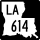 Louisiana Highway 614 marker
