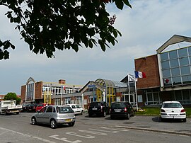 The town hall in Neuville-Saint-Rémy