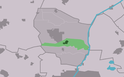 Location in Leeuwarderadeel municipality