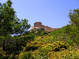 Kastelos castle and the hill of Kritinia.