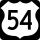 U.S. Route 54 Alternate marker
