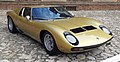 The Lamborghini Miura, incorrectly accounted as the first mid-engined roadcar