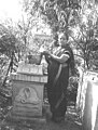 A woman from Maharashtra watering tulasi in 1970s.