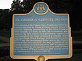 Historical plaque in Niagara Falls, Ontario