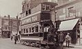 Image 13A tram of the London United Tramways at Boston Road, Hanwell, circa 1910.