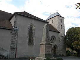 The church of Saint-Martin, in Bussière-Galant