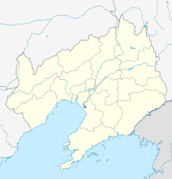 Pulandian is located in Liaoning