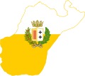Flag map of the Province of Reggio Calabria