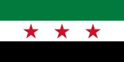 Flag of the First Syrian Republic (1930–1950) and the Second Syrian Republic (1950–1958)