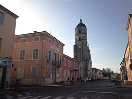 Town hall and the church