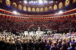 National Youth Choir at the Royal Albert Hall in 2016.