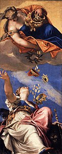 Juno Showering Gifts on Venetia, c. 1554–1556, Doge's Palace