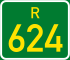 Regional route R624 shield