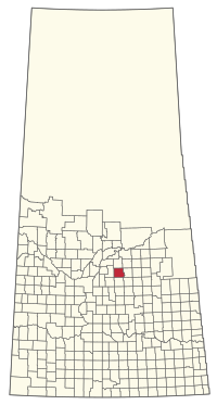 Location of the RM of Three Lakes No. 400 in Saskatchewan