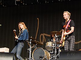 Wolf Alice performing at BST Hyde Park in London in 2016