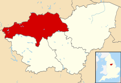 Barnsley Metropolitan Borough shown within South Yorkshire