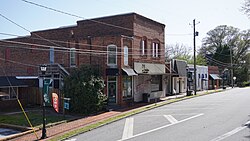 Athens Street in Carnesville, April 2023