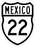 Federal Highway 22 shield