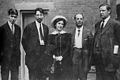 Image 21Strike leaders at the Paterson silk strike of 1913. From left, Patrick Quinlan, Carlo Tresca, Elizabeth Gurley Flynn, Adolph Lessig, and Bill Haywood.