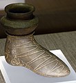 Celtic ceramic shoe-shaped vessel