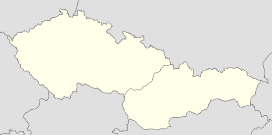 1968–69 Czechoslovak First League is located in Czechoslovakia