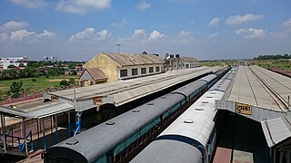 Dumka railway station view