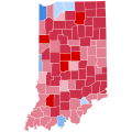 United States Presidential Election in Indiana, 2000