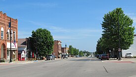 Downtown looking north along M-123