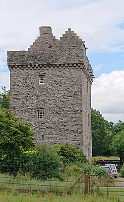 A view of the south elevation of Rusco Tower