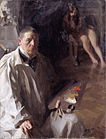 Anders Zorn, Self-portrait with a Model, 1896