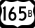 U.S. Highway 165B marker