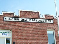 RM's office building in the Town of Harris