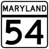 Route 54 marker