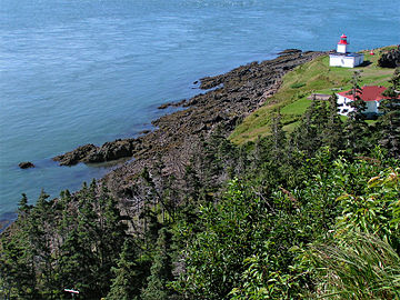 Cape d'Or Lighthouse near Advocate Harbour, Nova Scotia