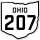 State Route 207 marker