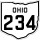 State Route 234 marker