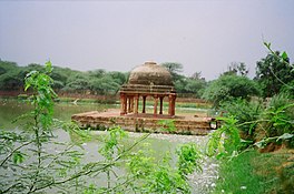 View of Pavilion in Hauz-i-Shamsi