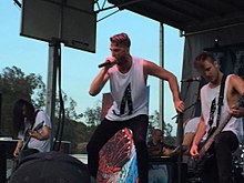 Feed Her to the Sharks performing at Mayhem Festival 2015