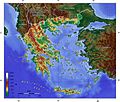 Image 16Topographic map of Greece (from Geography of Greece)