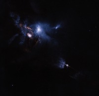 Hubble image of XZ Tauri.[11]