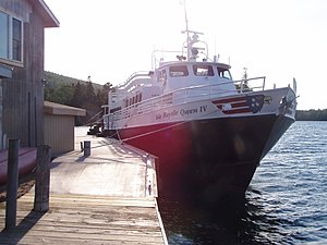 Isle Royale Queen IV at dock