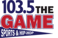 103.5 The Game logo (January 2019-March 2021)
