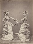 "Serimpi" dancers of the Regent of Bandung (circa 1864)