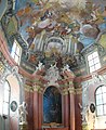 Illusionistic ceiling painting in Chapel of Corpus Cristi in Olomouc