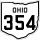 State Route 354 marker