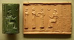 Cylinder seal of Ur-Nammu. British Museum.[41]