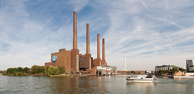 Old heating plant @ Volkswagen Plant, Wolfsburg, Germany